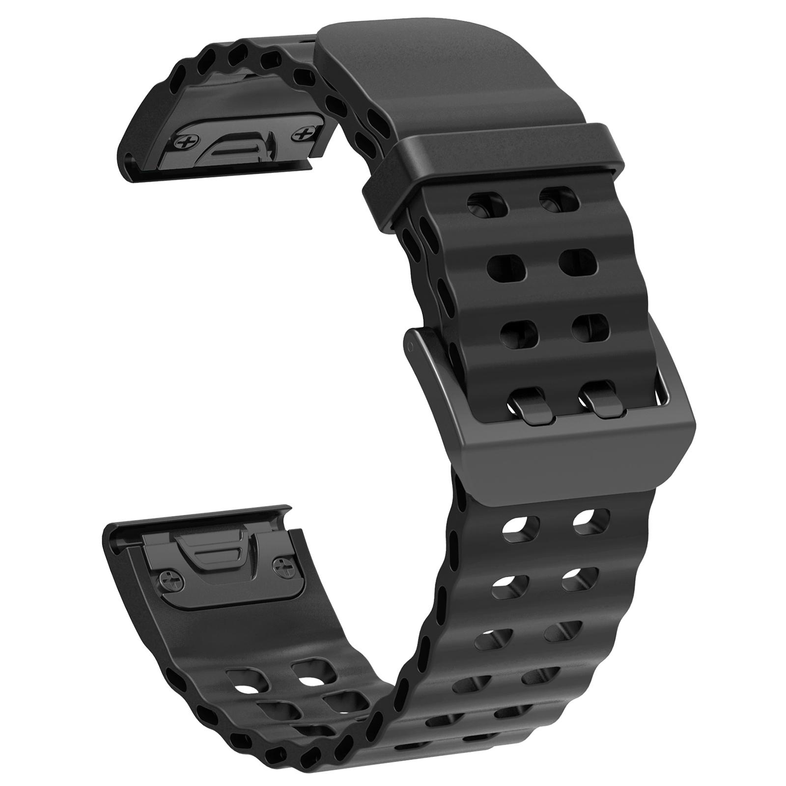 22mm Silicone Strap for Garmin Fenix 8 47mm/Fenix E 47mm/Quatix 7 Pro Multiple Holes Watchband A
22mm Silicone Strap for Garmin Fenix 8 47mm/Fenix E 47mm/Quatix 7 Pro Multiple Holes Watchband A