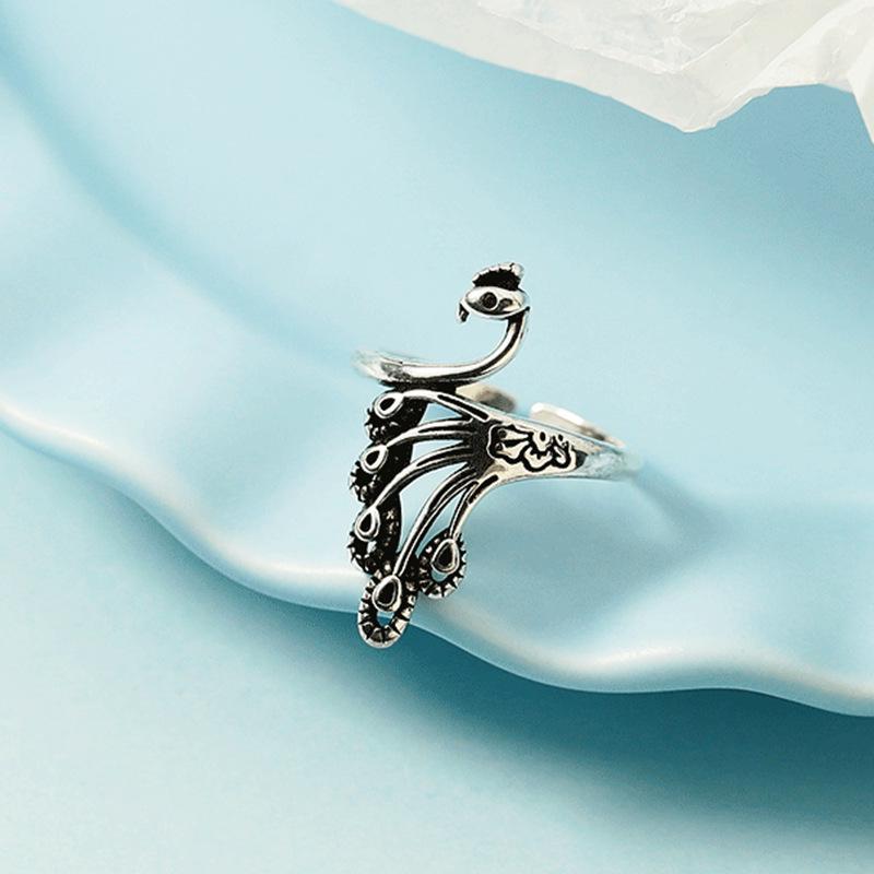 New Ethnic Peacock Style Open Hole Band – Trendy Chinese Index Finger Ring for Women Adjustable Open Size
New Ethnic Peacock Style Open Hole Band – Trendy Chinese Index Finger Ring for Women Adjustable Open Size