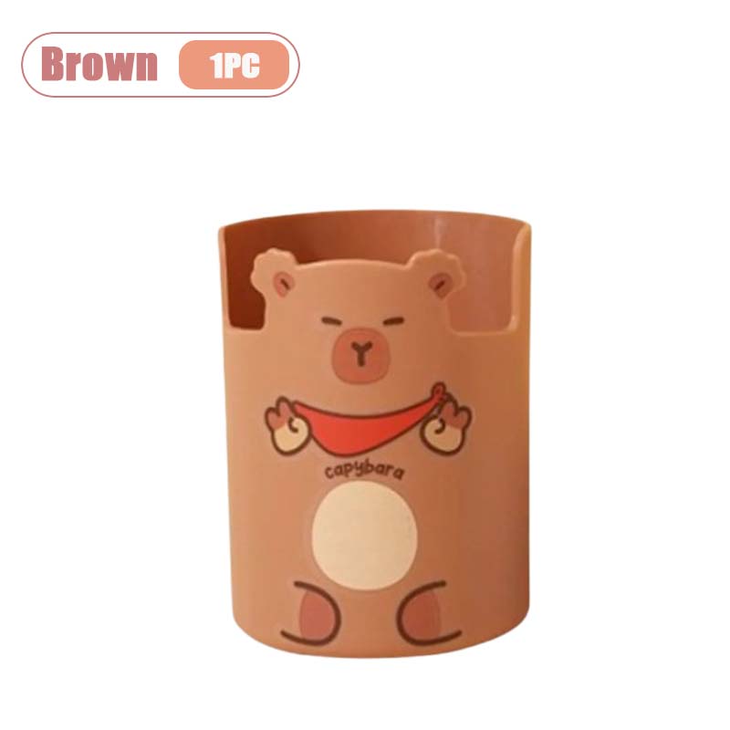 Capybara Bear Pen Holder Large Capacity Pencil Holder Office Desk Organizer Minimalist Aesthetic Storage Bucket for Study Table
Capybara Bear Pen Holder Large Capacity Pencil Holder Office Desk Organizer Minimalist Aesthetic Storage Bucket for Study Table