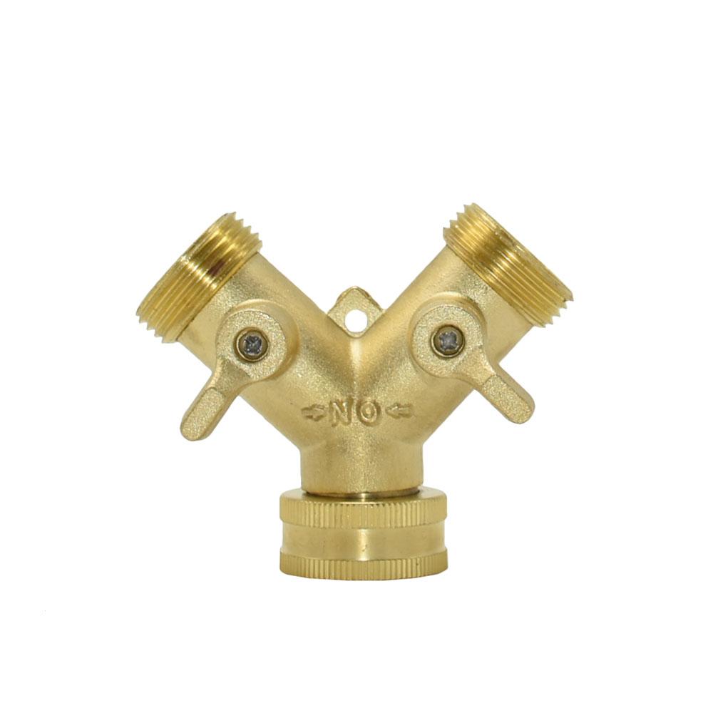 Brass 3/4 Inch Thread 2- Way Garden Tap Water Splitter Copper Y Irrigation Valve 5/8 Quick Connector Cranes Adapter 1pcs
Brass 3/4 Inch Thread 2- Way Garden Tap Water Splitter Copper Y Irrigation Valve 5/8 Quick Connector Cranes Adapter 1pcs