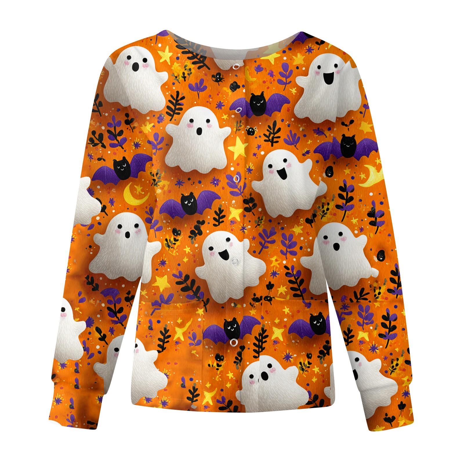 Женская повседневная модная куртка с длинными рукавами, воротником-стойкой, однобортная, с принтом на Хэллоуин, рабочая куртка, топы M оранжевый
Женская повседневная модная куртка с длинными рукавами, воротником-стойкой, однобортная, с принтом на Хэллоуин, рабочая куртка, топы M оранжевый