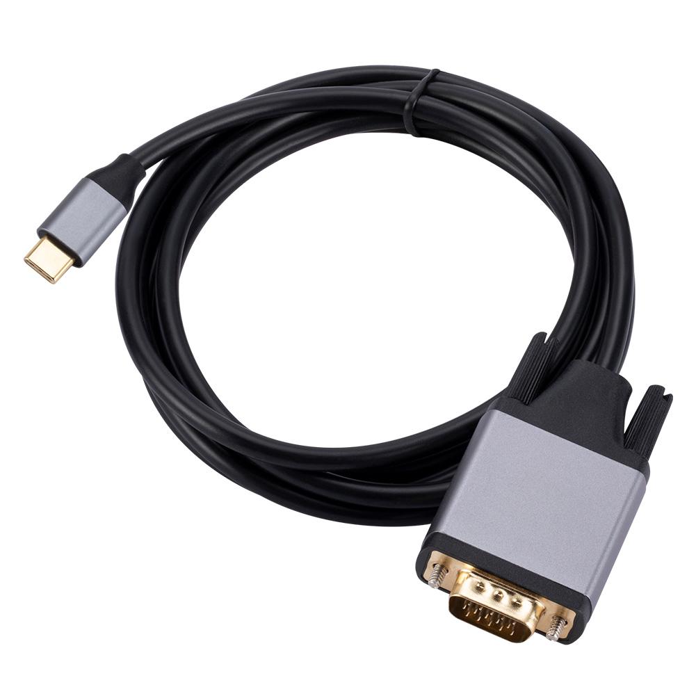 Адаптер Type-C - VGA, кабель для экрана HD из алюминиевого сплава, 10 Гбит/с для проектора MacBook
Адаптер Type-C - VGA, кабель для экрана HD из алюминиевого сплава, 10 Гбит/с для проектора MacBook