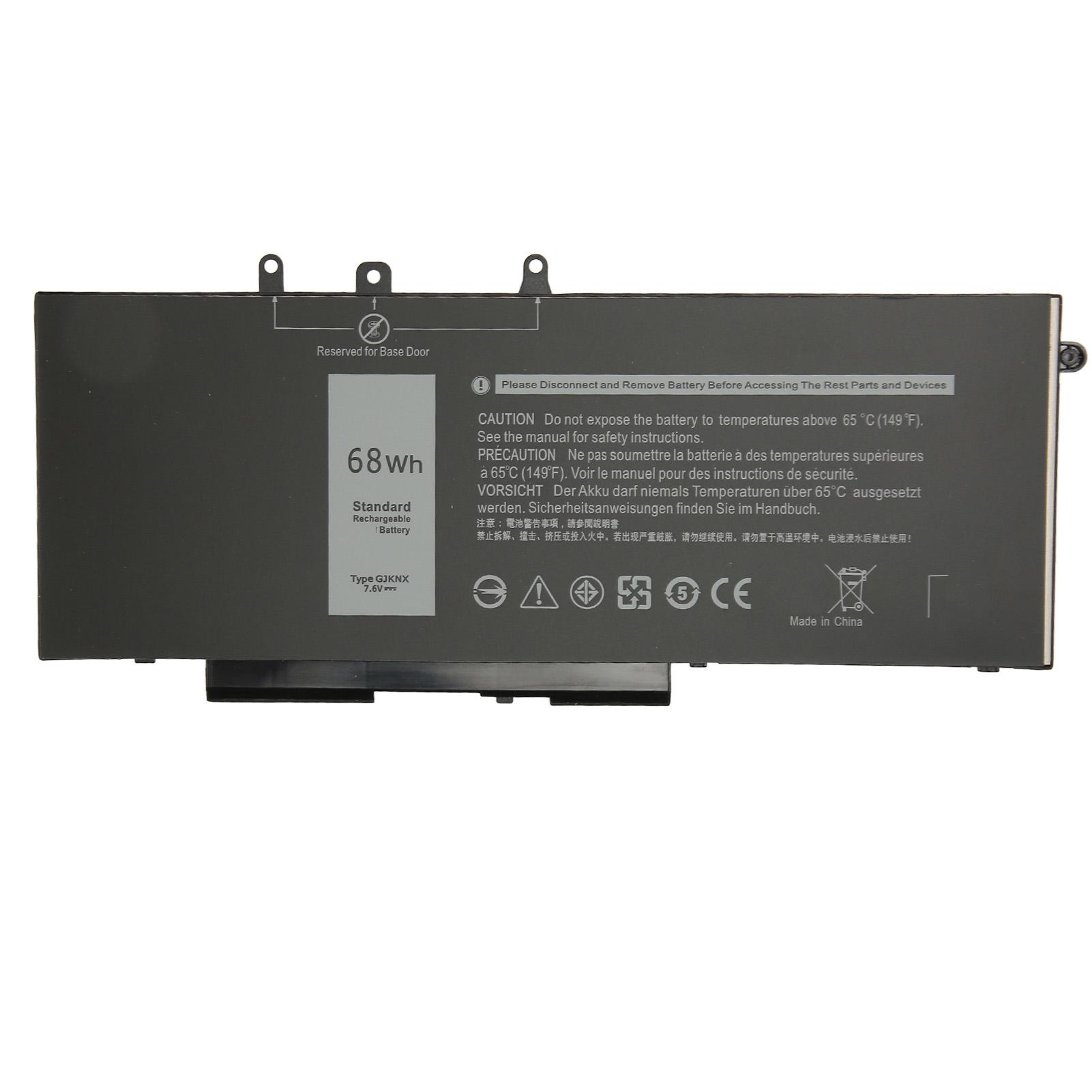 Аккумулятор для ноутбука GJKNX 68 Вт·ч, совместимый с Dell Latitude 5480 5580 5280 5288 5290 5488 5490 5491 5495
Аккумулятор для ноутбука GJKNX 68 Вт·ч, совместимый с Dell Latitude 5480 5580 5280 5288 5290 5488 5490 5491 5495