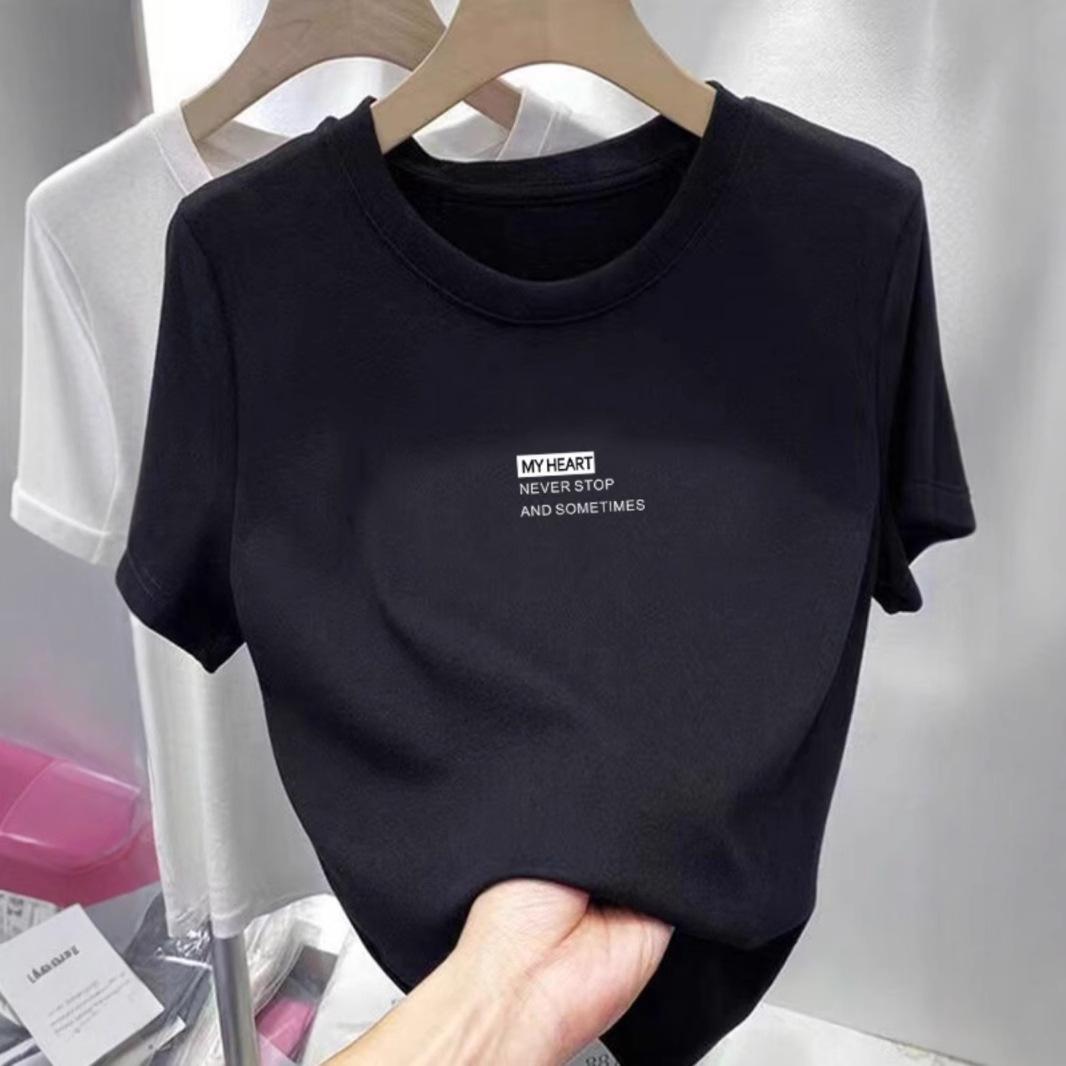 2025 new cotton short-sleeved front shoulder t-shirt women s white popular design niche top versatile and thin summer S
2025 new cotton short-sleeved front shoulder t-shirt women s white popular design niche top versatile and thin summer S