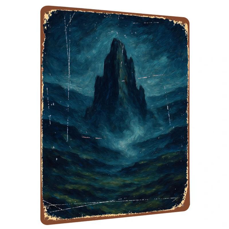 Night Solitary Peak Oil Painting Style Metal Iron Wall Art Modern Home Decor Living RoomWall Hanging 20x30cm(7.8x11.8inch)
Night Solitary Peak Oil Painting Style Metal Iron Wall Art Modern Home Decor Living RoomWall Hanging 20x30cm(7.8x11.8inch)