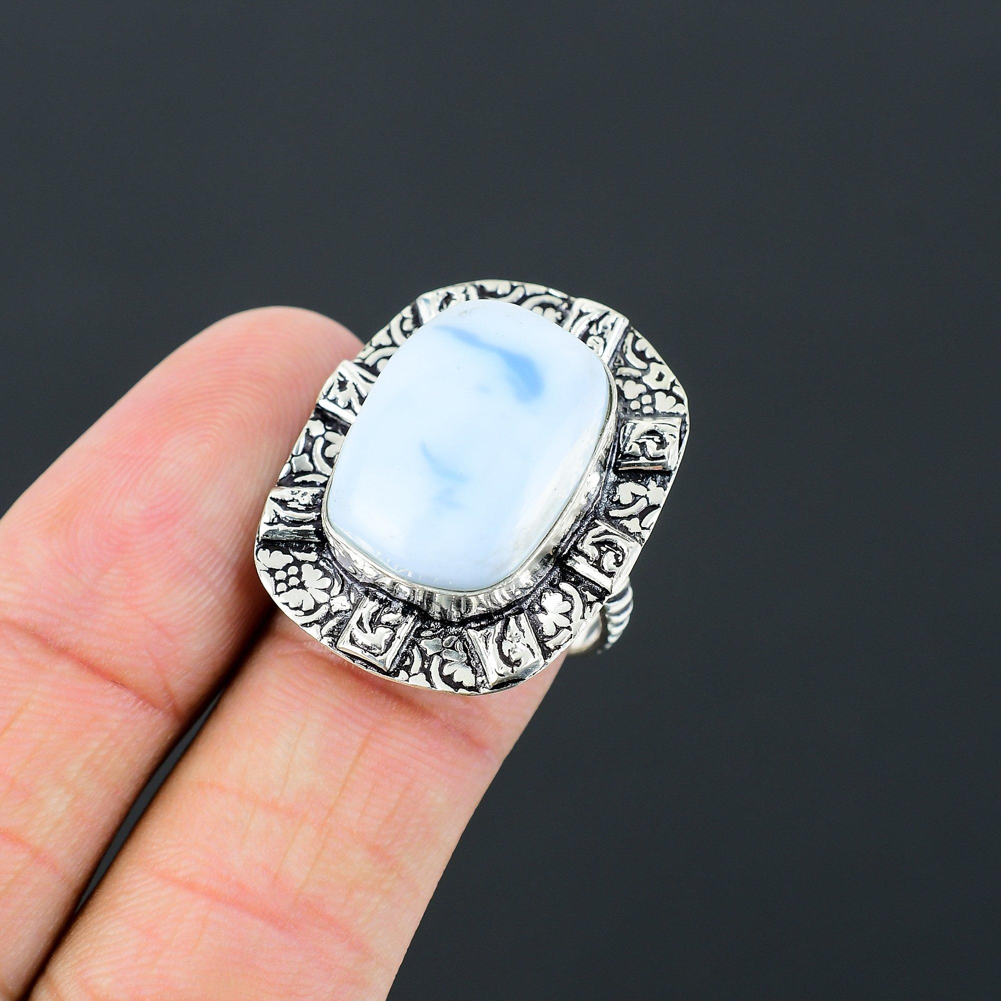 Owyhee Blue Opal Gemstone Sterling Silver Engagement Statement New Ring US 8.5 8.5
Owyhee Blue Opal Gemstone Sterling Silver Engagement Statement New Ring US 8.5 8.5
