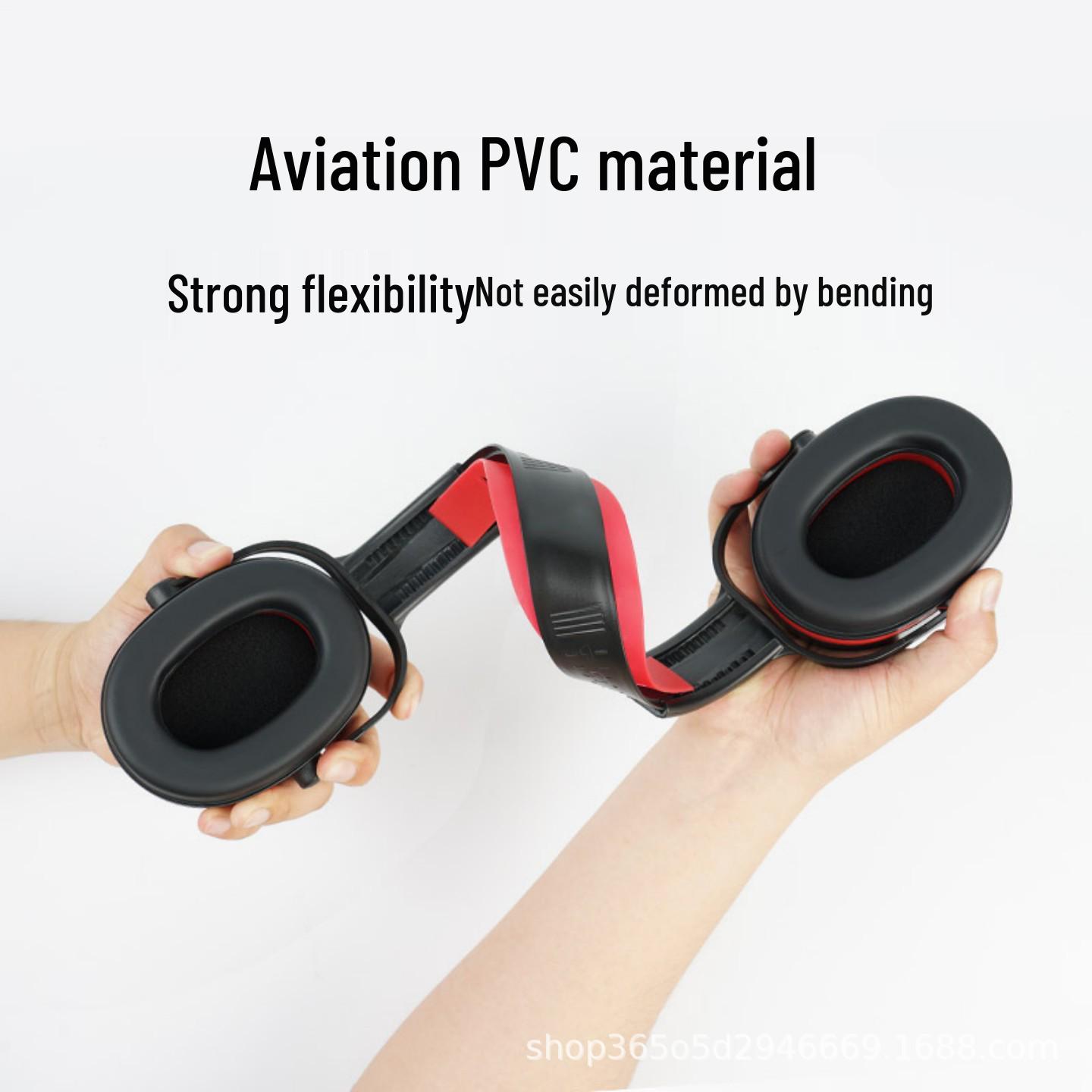 Adjustable Anti-Noise Soundproof Earmuffs for Industrial Protection Black-Red
Adjustable Anti-Noise Soundproof Earmuffs for Industrial Protection Black-Red