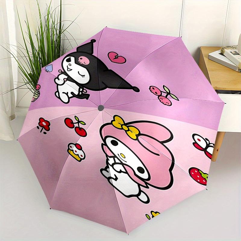 Kuromi, My Melody Automatic opening and closing folding umbrella with 8 rib frame and compact travel design, perfect for all occasions | Sty
Kuromi, My Melody Automatic opening and closing folding umbrella with 8 rib frame and compact travel design, perfect for all occasions | Sty