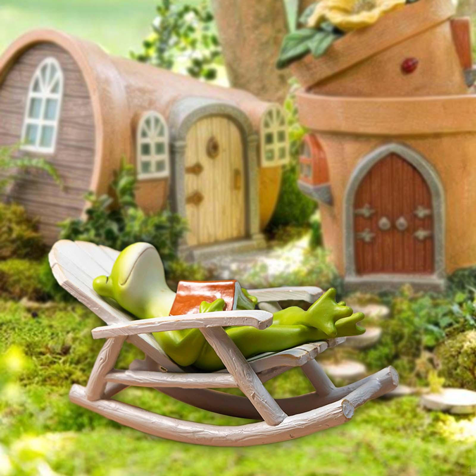 Статуя лягушки с креслом-качалкой, скульптура реалистичного дизайна модели из смолы, фигурка животного для
Статуя лягушки с креслом-качалкой, скульптура реалистичного дизайна модели из смолы, фигурка животного для