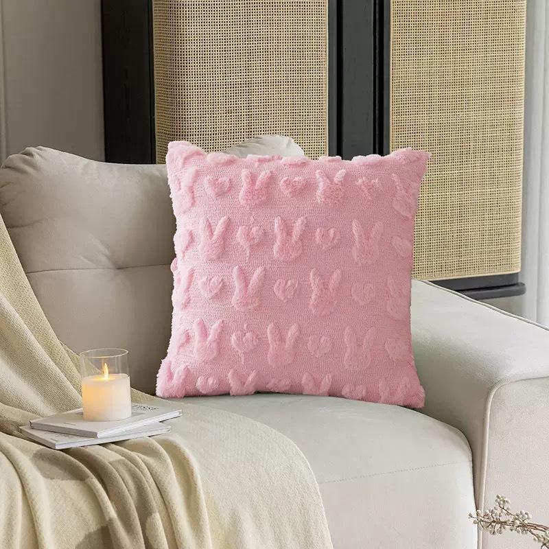 Easter Bunny Push Pillow Case Sofa Living Room Cartoon Bunny Quilted Embroidered Plush Push Pillow Case 45 * 45Cm single pillowcase without core
Easter Bunny Push Pillow Case Sofa Living Room Cartoon Bunny Quilted Embroidered Plush Push Pillow Case 45 * 45Cm single pillowcase without core