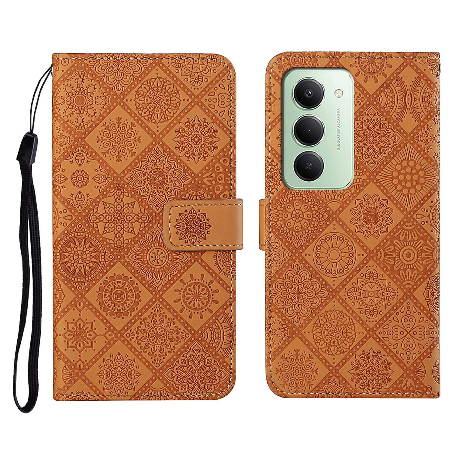 For Xiaomi Redmi 15 5G (Global) (169mm) Case Leather Case Ethnic Style Wallet Phone Cover with Strap
For Xiaomi Redmi 15 5G (Global) (169mm) Case Leather Case Ethnic Style Wallet Phone Cover with Strap