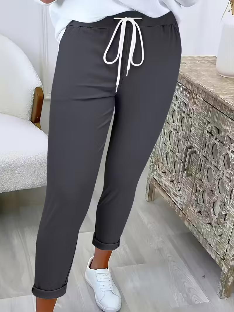 Women Wide Leg Pants Elastic Drawstring Waist Loose Fit Trousers Breathable Lightweight Casual Summer Solid Color Pants XL темно-сірий колір
Women Wide Leg Pants Elastic Drawstring Waist Loose Fit Trousers Breathable Lightweight Casual Summer Solid Color Pants XL темно-сірий колір