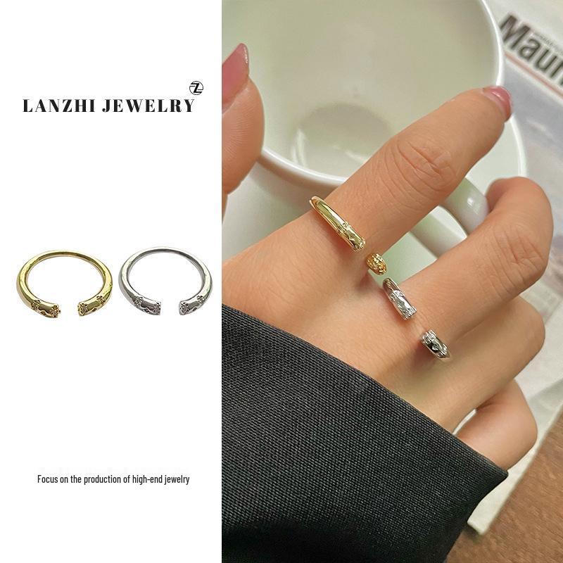 Lan Zhi Gold-Plated Versatile Open Ring - Korean Style Niche Jewelry for Women Adjustable
Lan Zhi Gold-Plated Versatile Open Ring - Korean Style Niche Jewelry for Women Adjustable