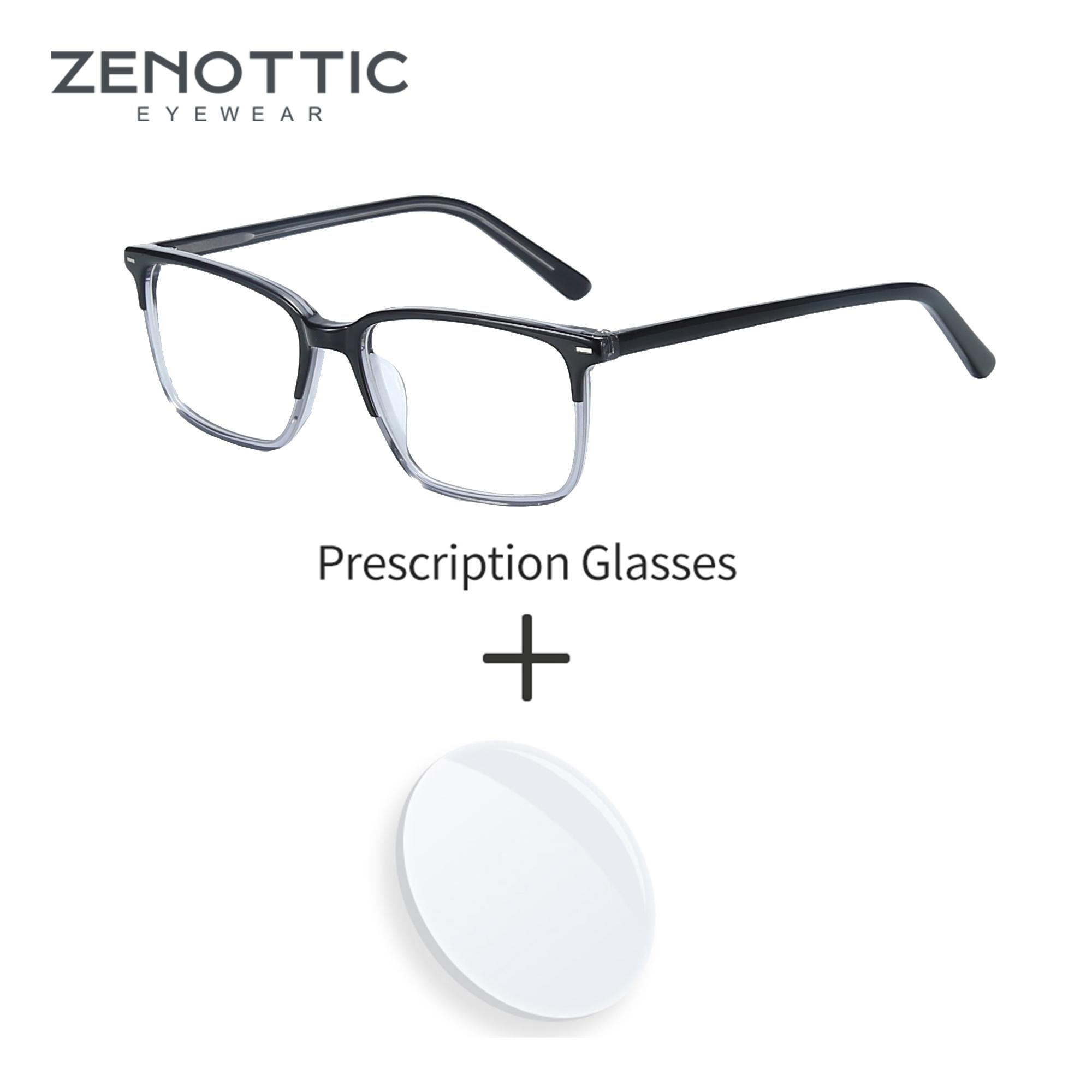 ZENOTTIC Fashion Rectangle Prescription Eyeglasses Acetate Progressive Optical Glasses for Men Anti-Blu-ray Myopia Eyewear Single Version&1.56&None
ZENOTTIC Fashion Rectangle Prescription Eyeglasses Acetate Progressive Optical Glasses for Men Anti-Blu-ray Myopia Eyewear Single Version&1.56&None