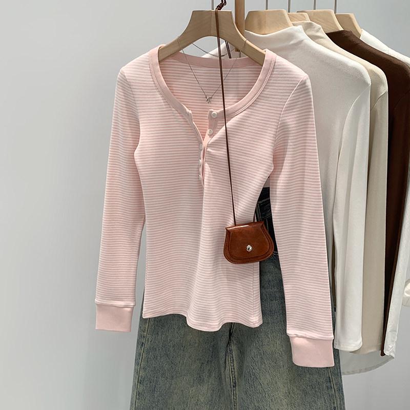 Women s Sweet & Spicy Striped Half-Open Collar Top with Contrasting Buttons - Long-Sleeve for Spring/Autumn Medium розовый
Women s Sweet & Spicy Striped Half-Open Collar Top with Contrasting Buttons - Long-Sleeve for Spring/Autumn Medium розовый