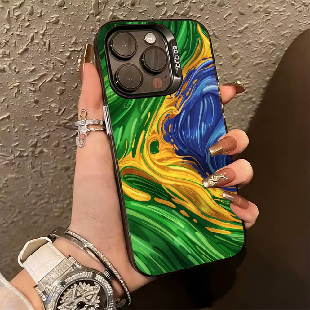 B-Brazil Brazilian Flag Phone Case For iPhone 17,16,15,14,13,12,11 Plus,Pro Max,XS,Colored Silver Plated Inside Cover iPhone14
B-Brazil Brazilian Flag Phone Case For iPhone 17,16,15,14,13,12,11 Plus,Pro Max,XS,Colored Silver Plated Inside Cover iPhone14