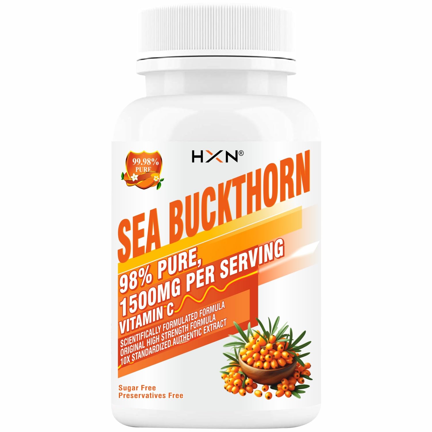 HXN Seabuckthorn Sea Buckthorn 1500mg -60
HXN Seabuckthorn Sea Buckthorn 1500mg -60