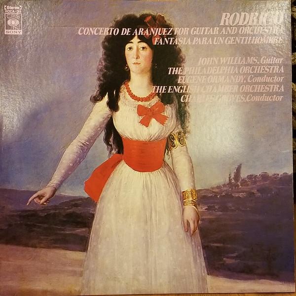 LP Record JOAQUIN RODRIGO - Concerto De Aranjuez For Guitar And FCCA38 CBS/Sony - Japan Classical Used
LP Record JOAQUIN RODRIGO - Concerto De Aranjuez For Guitar And FCCA38 CBS/Sony - Japan Classical Used