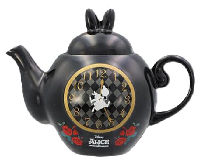 Чайник с кроличьими ушками «Алиса в Стране чудес» (черный) чёрный