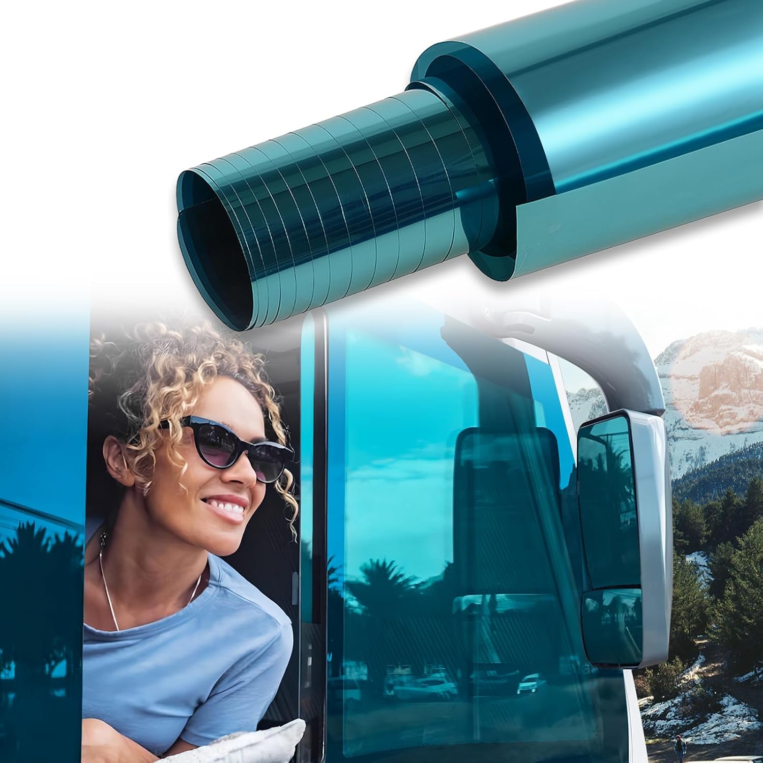 XhuangTech Blue Mirror Tint for Cars, 35% VLT Car Window Privacy Film, UV Blocking Heat Insulation Anti Glare for Side Rear Window See Out Not in 20 in x 10 ft
XhuangTech Blue Mirror Tint for Cars, 35% VLT Car Window Privacy Film, UV Blocking Heat Insulation Anti Glare for Side Rear Window See Out Not in 20 in x 10 ft