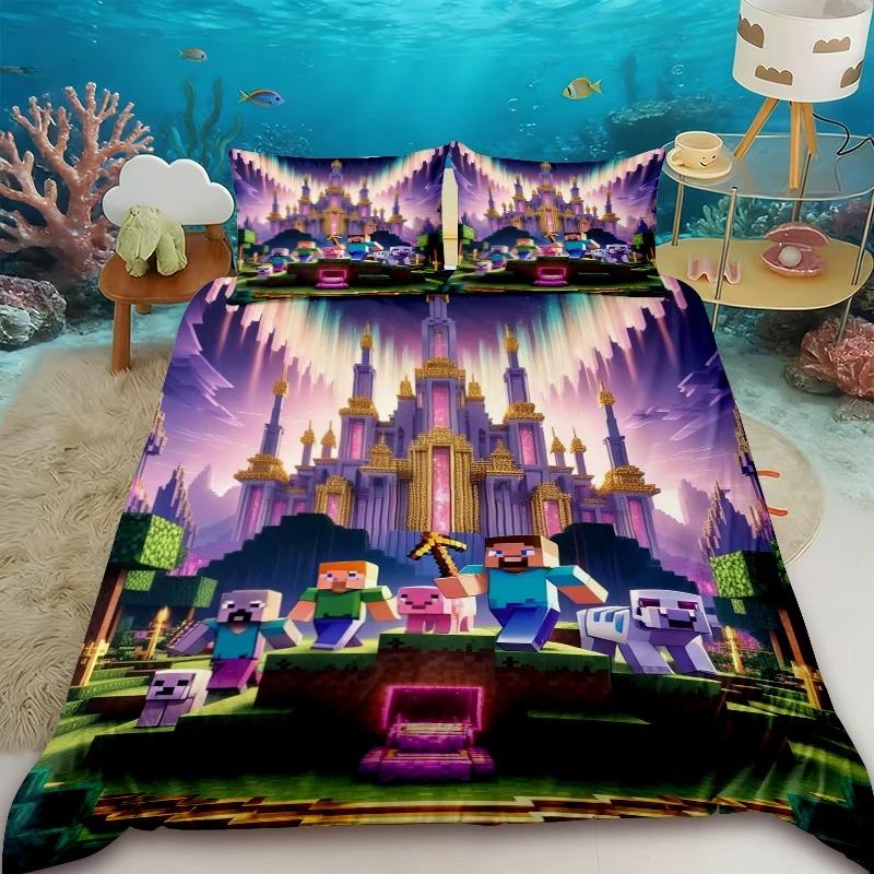 Children My World Duvet Cover Minecraft Cartoon Quilt Cover Bedding Set Queen King Full Size with 1/2 Pillocase Bedroom 135x200cm
Children My World Duvet Cover Minecraft Cartoon Quilt Cover Bedding Set Queen King Full Size with 1/2 Pillocase Bedroom 135x200cm