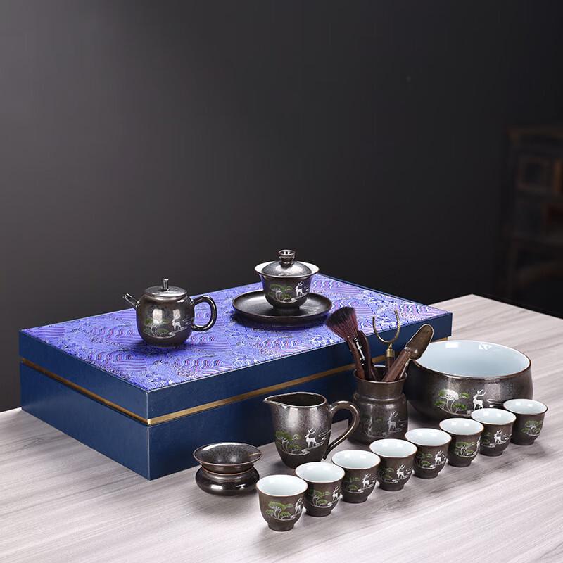 Chaxun 15-Piece Chinese Light Luxury Ceramic Tea Set
Chaxun 15-Piece Chinese Light Luxury Ceramic Tea Set