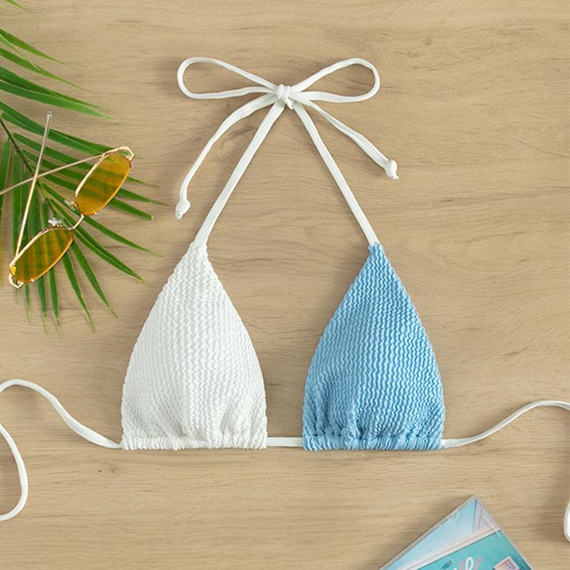 2025 Color Block Lace-Up Triangle Bikini - Sexy European & American Style Swimwear Large
2025 Color Block Lace-Up Triangle Bikini - Sexy European & American Style Swimwear Large