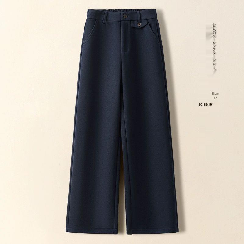 2025 Autumn/Winter High-Waisted Slimming Woolen Wide-Leg Cropped Pants L (100-110 lbs) темно-синього кольору
2025 Autumn/Winter High-Waisted Slimming Woolen Wide-Leg Cropped Pants L (100-110 lbs) темно-синього кольору