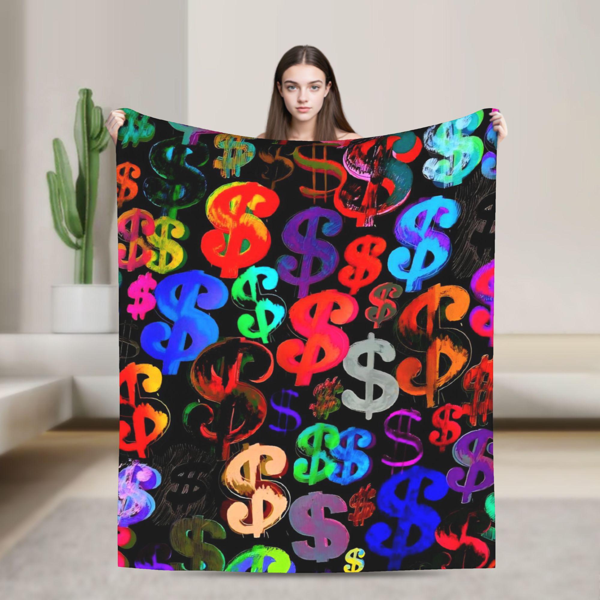 Warm Soft Blanket Camping Play money Bedding Throws Flannel Bedspread For Couch Bed Pattern Sofa Bed Cover 75x90cm
Warm Soft Blanket Camping Play money Bedding Throws Flannel Bedspread For Couch Bed Pattern Sofa Bed Cover 75x90cm