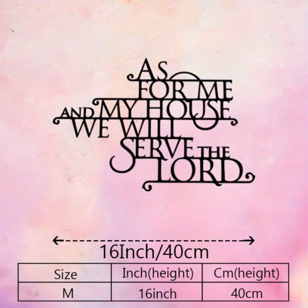 Joshua Sutra Metal Wall Art Iron Christian Motivational Quote Board Home Church Decor Inspirational Christmas Gift різнокольоровий
Joshua Sutra Metal Wall Art Iron Christian Motivational Quote Board Home Church Decor Inspirational Christmas Gift різнокольоровий
