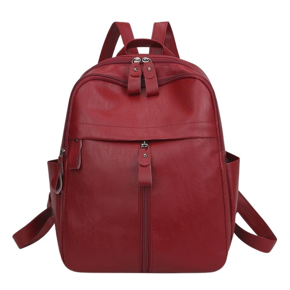 Elegant Soft PU Backpack Korean Style Solid Color Large Capacity School Bag Anti-Splash Water Multi Pocket Casual Mom Daypack красный
Elegant Soft PU Backpack Korean Style Solid Color Large Capacity School Bag Anti-Splash Water Multi Pocket Casual Mom Daypack красный
