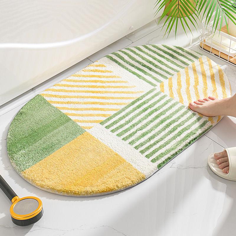 Striped Bathroom Mats Rectangular Water Absorbent Floor Carpet Non-slip Shower Mat Toilet Door Entrance Mat Bath Decoration 40x60cm
Striped Bathroom Mats Rectangular Water Absorbent Floor Carpet Non-slip Shower Mat Toilet Door Entrance Mat Bath Decoration 40x60cm