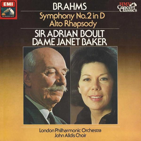 LP Record JOHANNES BRAHMS, SIR ADRIAN BOULT, - Symphony No.2 In D / Alto Rhapsody SXLP30529 His Master s Vo 1981 UK Classical Used
LP Record JOHANNES BRAHMS, SIR ADRIAN BOULT, - Symphony No.2 In D / Alto Rhapsody SXLP30529 His Master s Vo 1981 UK Classical Used