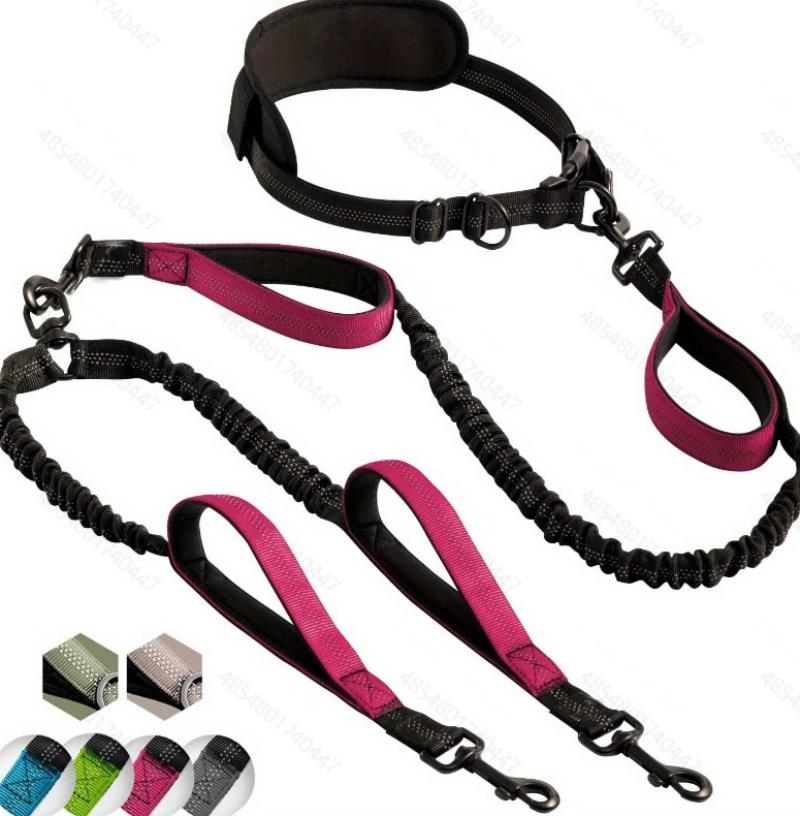 SparklyPets Hand Free Dual Dog Leash for Medium and Large Dogs with Padded Double dog leash Reflective Stitches Tangle Free Gray
SparklyPets Hand Free Dual Dog Leash for Medium and Large Dogs with Padded Double dog leash Reflective Stitches Tangle Free Gray