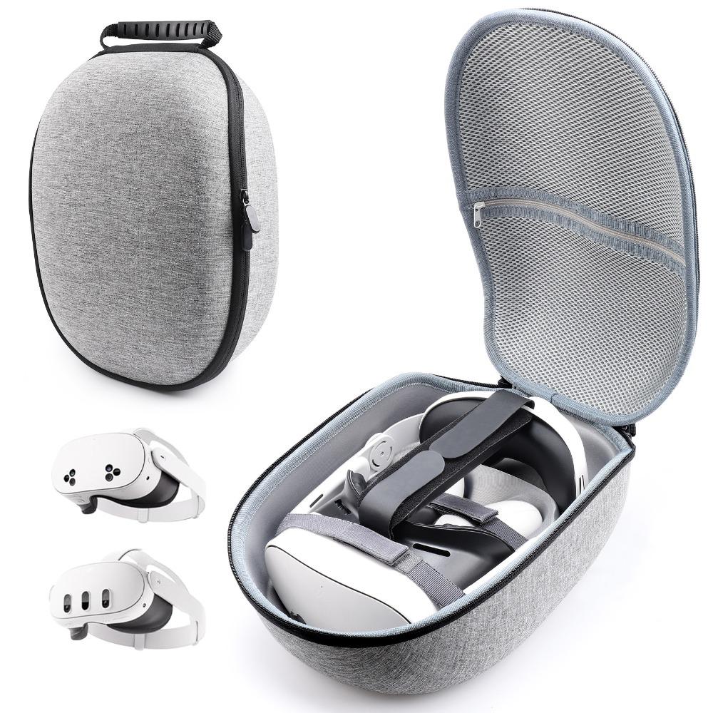 Сумка для хранения очков виртуальной реальности с защитой от царапин, ударопрочный жесткий чехол, аксессуары виртуальной реальности для Meta Quest 3S/3
Сумка для хранения очков виртуальной реальности с защитой от царапин, ударопрочный жесткий чехол, аксессуары виртуальной реальности для Meta Quest 3S/3