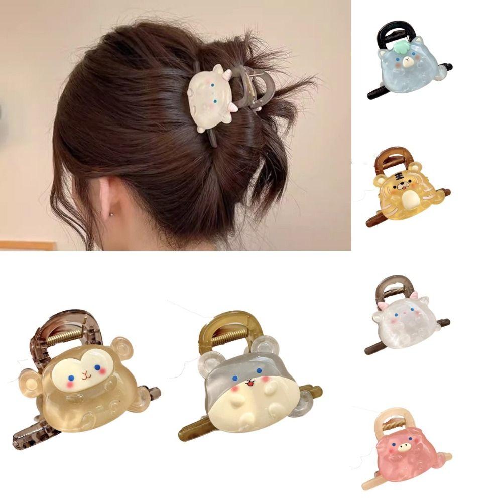 Коготь для волос с изображением обезьяны, мультяшный зажим с тигровым крабом, простой зажим с когтями животного, леди
Коготь для волос с изображением обезьяны, мультяшный зажим с тигровым крабом, простой зажим с когтями животного, леди