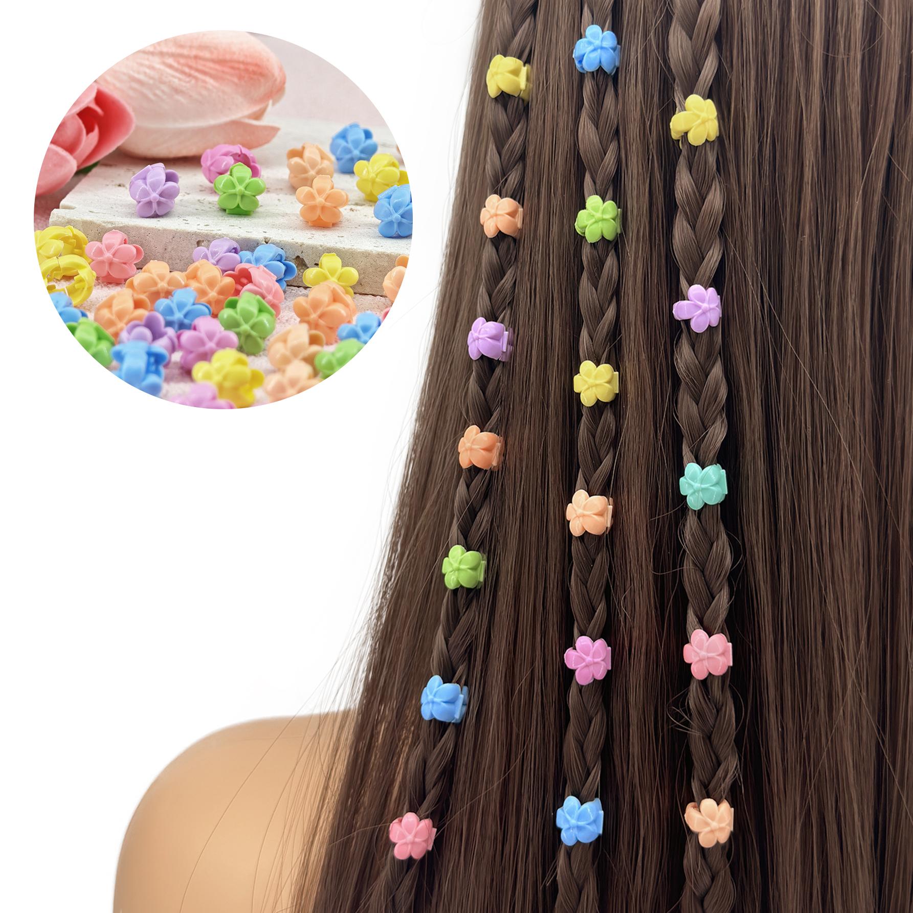 60pcs Hair Braids Beads Headwear Cute Candy Colors Plastic summer Hair Claw Clips Hair Accessories Loc Hair Jewelry for Braids
60pcs Hair Braids Beads Headwear Cute Candy Colors Plastic summer Hair Claw Clips Hair Accessories Loc Hair Jewelry for Braids