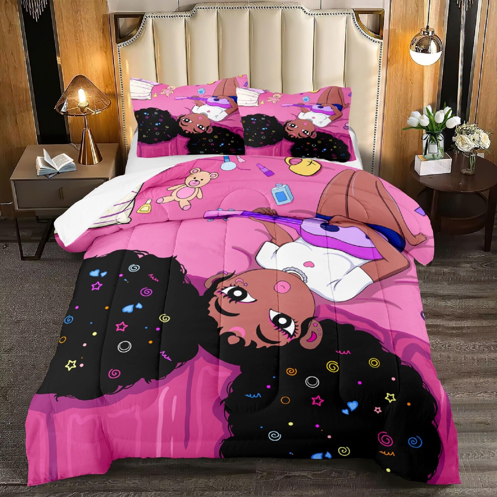 Rainbow Cat Comforter Twin Size - Cute Cartoon Bedding for Girls Room, Twin Comforter Set with 1 Comforter + 1 Pillowcase 155x200cm
Rainbow Cat Comforter Twin Size - Cute Cartoon Bedding for Girls Room, Twin Comforter Set with 1 Comforter + 1 Pillowcase 155x200cm