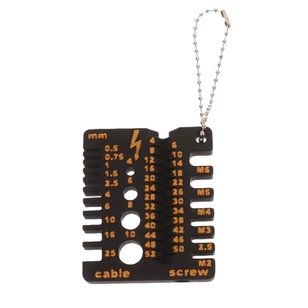 Portable Wire Screw Measuring Tool Standard Nut Drill Bit Thread Checker Threads чорний
Portable Wire Screw Measuring Tool Standard Nut Drill Bit Thread Checker Threads чорний
