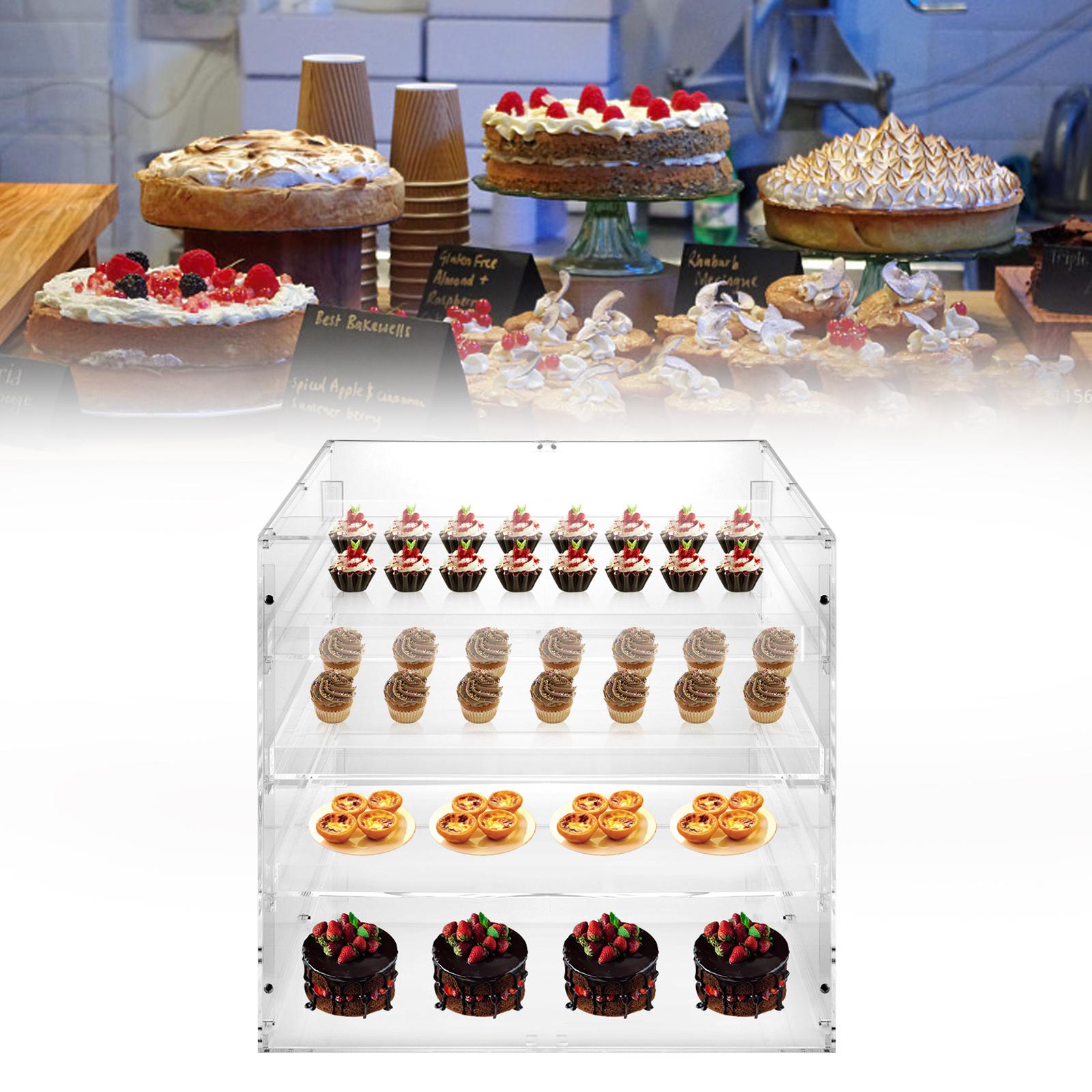 3 Tiers Pastry Bakery Display Case Countertop Suitable for Catering Venue, Wedding 18.7×17.71×17.71in прозорий
3 Tiers Pastry Bakery Display Case Countertop Suitable for Catering Venue, Wedding 18.7×17.71×17.71in прозорий