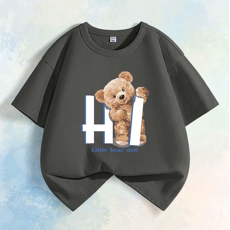 Children s fashion clothing, boys T-shirts, boys T-shirts, short sleeved tops, cute letter cartoon printed sports tops 140
Children s fashion clothing, boys T-shirts, boys T-shirts, short sleeved tops, cute letter cartoon printed sports tops 140