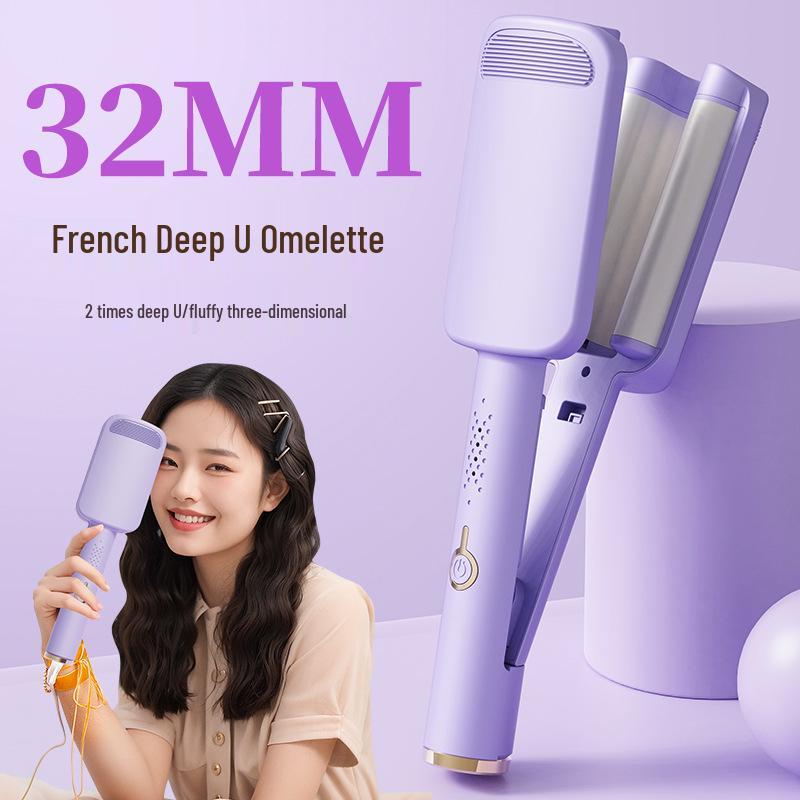 Influencer Egg Roll Curling Iron 32mm: Deep U Style for Large Curls & Water Ripple Waves
Influencer Egg Roll Curling Iron 32mm: Deep U Style for Large Curls & Water Ripple Waves