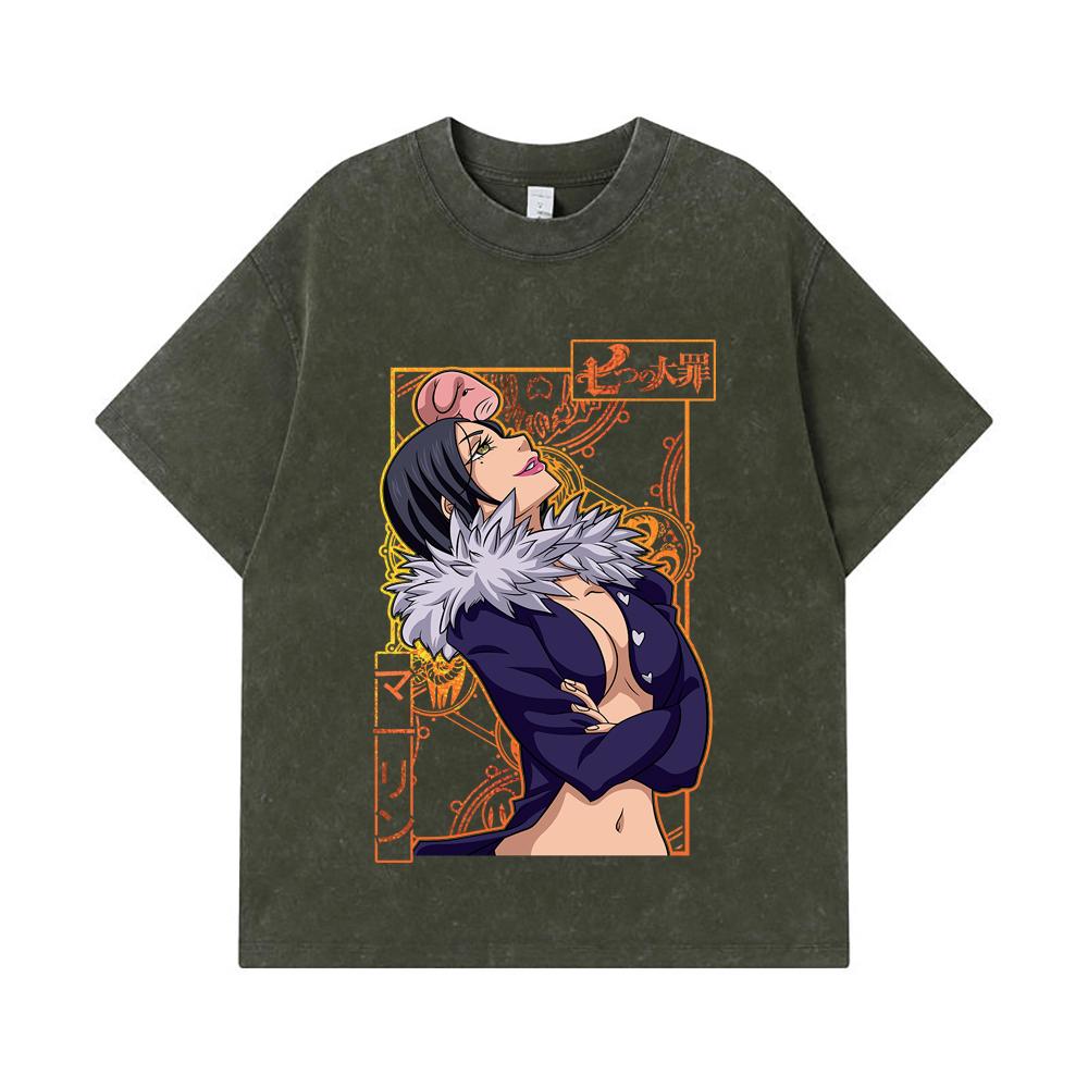 275 GSM Washed T-shirts 100% Cotton Seven Deadly Sins V9 Merlin Print Unisex Heavy Cotton T Shirt S армия зеленый
275 GSM Washed T-shirts 100% Cotton Seven Deadly Sins V9 Merlin Print Unisex Heavy Cotton T Shirt S армия зеленый