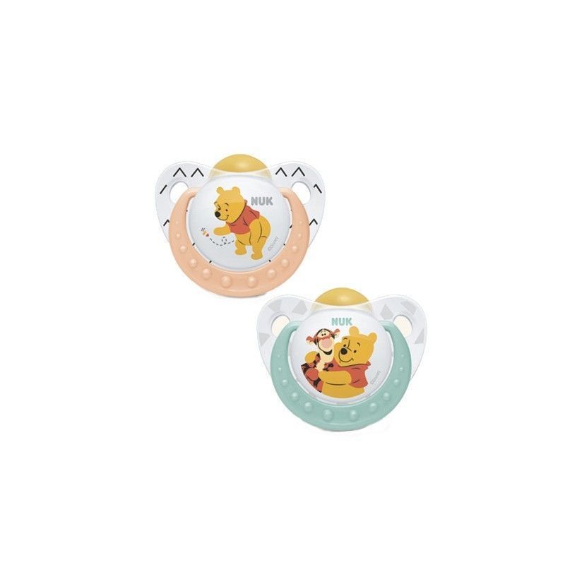 Nuk Set Chupete Latex Winnie The Pooh Set 2 Pieces
Nuk Set Chupete Latex Winnie The Pooh Set 2 Pieces