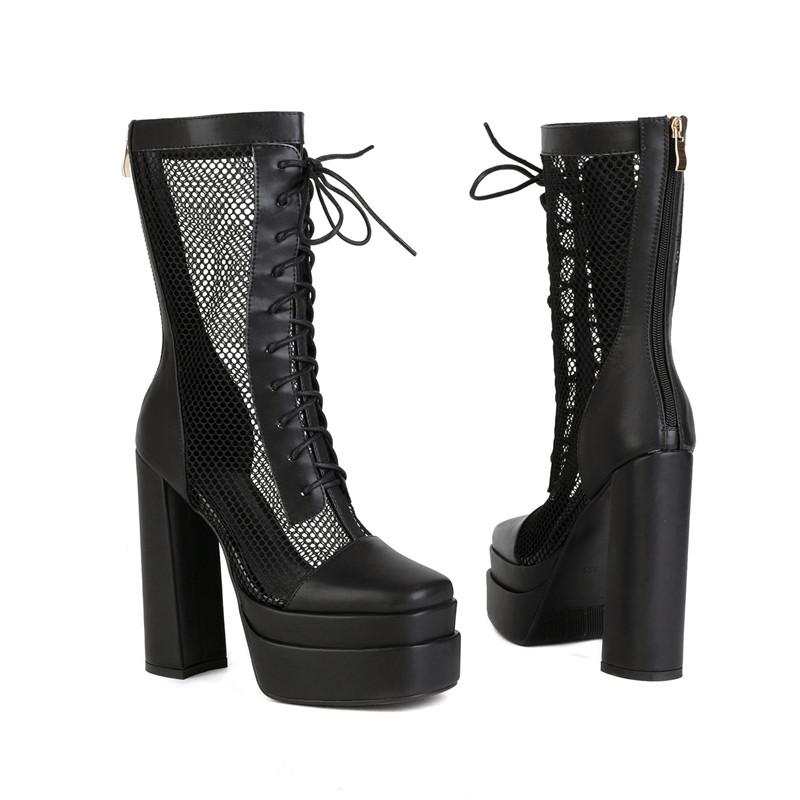 Женские короткие ботильоны на высоком каблуке, сексуальные, в европейском и американском стиле, водонепроницаемые, на платформе, на толстом каблуке, большого размера, сетчатые ботильоны 34 чёрный
Женские короткие ботильоны на высоком каблуке, сексуальные, в европейском и американском стиле, водонепроницаемые, на платформе, на толстом каблуке, большого размера, сетчатые ботильоны 34 чёрный