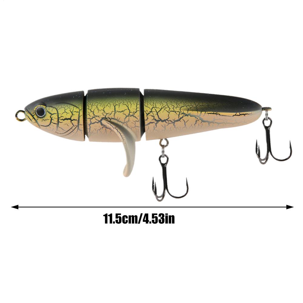 Bass Fishing Lure Swimming Bass Lures 3-Jointed Topwater Fishing Lures 23g Artificial Fishing Bait Pencil Fishing Lure for Sea
Bass Fishing Lure Swimming Bass Lures 3-Jointed Topwater Fishing Lures 23g Artificial Fishing Bait Pencil Fishing Lure for Sea