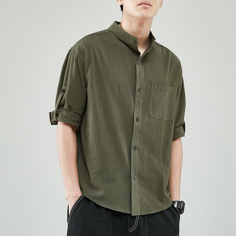 Line Shirt Men s Short-sleeved White Shirt Loose Chinese Style Summer Cotton Linen Casual Jacket Men s Quarter-sleeved Top 3XL зелений
Line Shirt Men s Short-sleeved White Shirt Loose Chinese Style Summer Cotton Linen Casual Jacket Men s Quarter-sleeved Top 3XL зелений