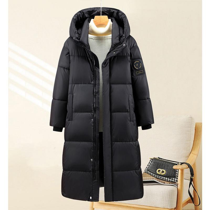 Slim-fit long cotton-padded clothes, fashionable down cotton-padded clothes, women s loose winter new Korean version hooded. S чёрный
Slim-fit long cotton-padded clothes, fashionable down cotton-padded clothes, women s loose winter new Korean version hooded. S чёрный