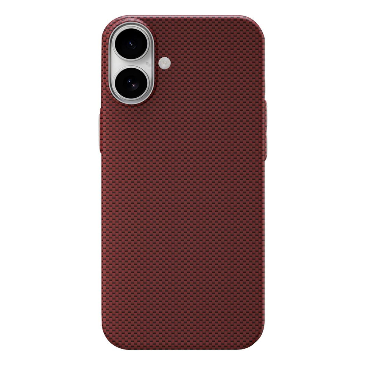 For iPhone 16 Case Compatible with MagSafe Metal+PC Phone Back Cover Carbon Fiber Texture Red/Black
For iPhone 16 Case Compatible with MagSafe Metal+PC Phone Back Cover Carbon Fiber Texture Red/Black