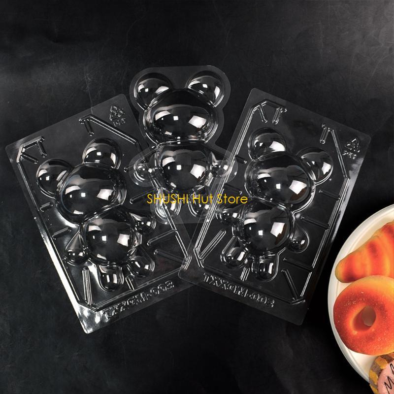 3pcs 3D Bear Chocolate Mold Plastic Mousse Cake Molds DIY Decorating Tools Non Baking Accessories Kitchen Bakeware D57B CN
3pcs 3D Bear Chocolate Mold Plastic Mousse Cake Molds DIY Decorating Tools Non Baking Accessories Kitchen Bakeware D57B CN